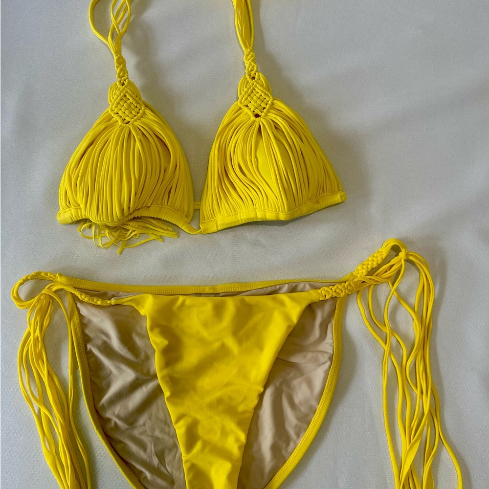 PQ Swim Yellow Bikini Set